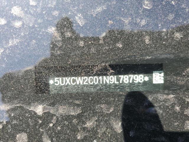 5UXCW2C01N9L78798 - 2022 BMW X7 XDRIVE40I BLACK photo 13