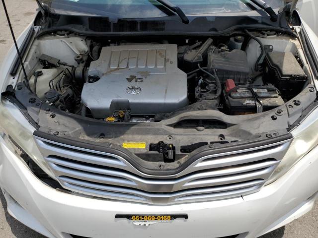 4T3ZK3BB1AU027495 - 2010 TOYOTA VENZA WHITE photo 12