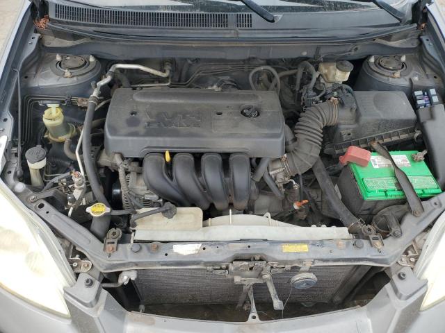 2T1KR32E17C633115 - 2007 TOYOTA COROLLA MA XR GRAY photo 11