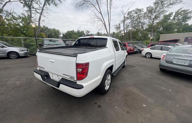 5FPYK1F54AB008232 - 2010 HONDA RIDGELINE RTL WHITE photo 4