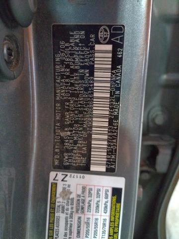 2T1KR32E96C615489 - 2006 TOYOTA COROLLA MA XR GRAY photo 13