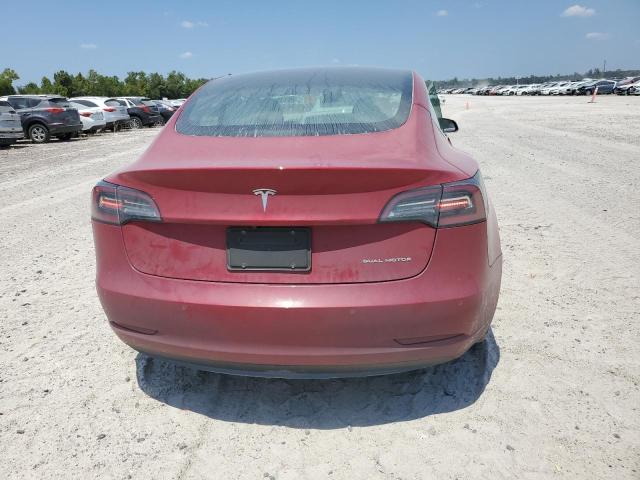 5YJ3E1EB8LF537185 - 2020 TESLA MODEL 3 RED photo 6