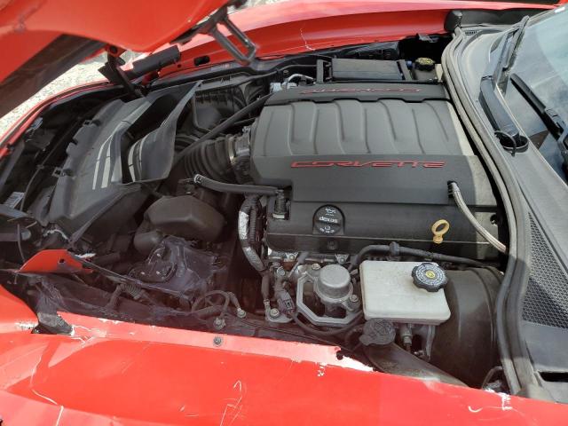 1G1YB2D70H5109758 - 2017 CHEVROLET CORVETTE STINGRAY 1LT RED photo 11