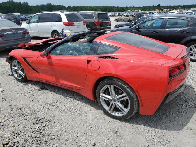 1G1YB2D70H5109758 - 2017 CHEVROLET CORVETTE STINGRAY 1LT RED photo 2