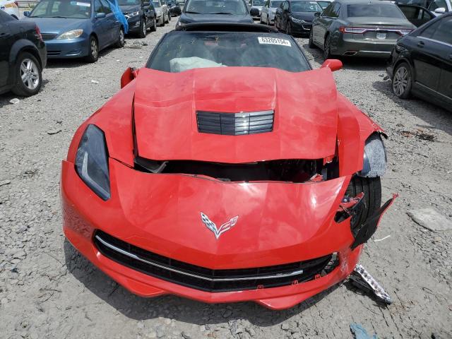 1G1YB2D70H5109758 - 2017 CHEVROLET CORVETTE STINGRAY 1LT RED photo 5