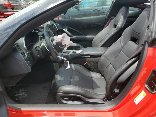 1G1YB2D70H5109758 - 2017 CHEVROLET CORVETTE STINGRAY 1LT RED photo 7