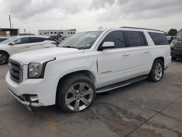 1GKS1GKC5JR385580 - 2018 GMC YUKON XL C1500 SLT WHITE photo 1