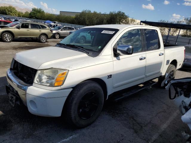 1N6AA07A74N505054 - 2004 NISSAN TITAN XE WHITE photo 1