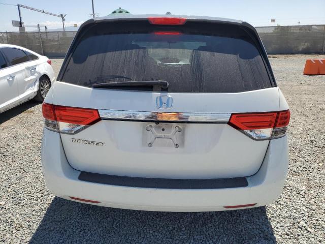 5FNRL5H66FB012197 - 2015 HOND ODYSSEY EXL WHITE photo 6