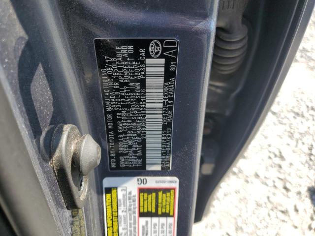 2T1BURHE1HC961676 - 2017 TOYOTA COROLLA L 灰色 照片 12