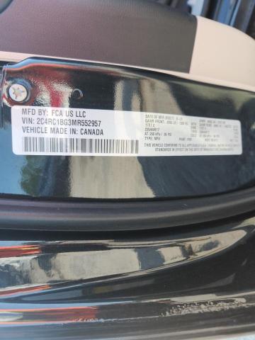 2C4RC1BG3MR552957 - 2021 CHRYSLER PACIFICA TOURING L BLACK photo 13