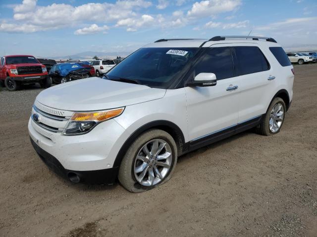 1FM5K8F80EGA38026 - 2014 FORD EXPLORER LIMITED WHITE photo 1