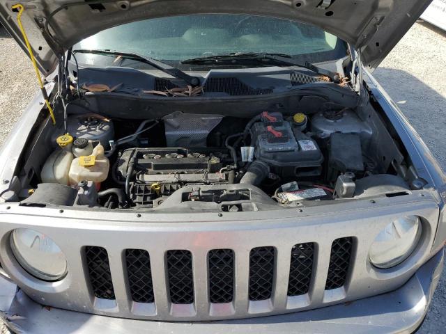 1C4NJPFA6GD640499 - 2016 JEEP PATRIOT LATITUDE SILVER photo 12