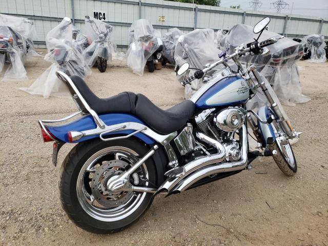 1HD1JL515AB038588 - 2010 HARLEY-DAVIDSON FXSTC BLUE photo 4