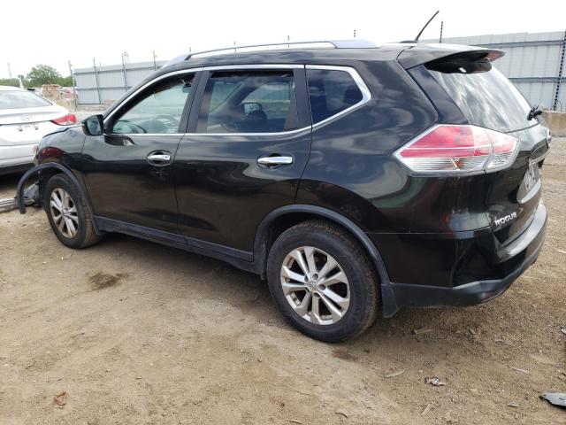 KNMAT2MV9FP511445 - 2015 NISSAN ROGUE S BLACK photo 2