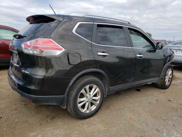 KNMAT2MV9FP511445 - 2015 NISSAN ROGUE S BLACK photo 3