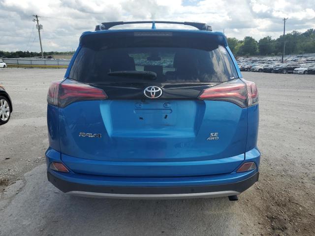 JTMJFREV4HJ703957 - 2017 TOYOTA RAV4 SE BLUE photo 6