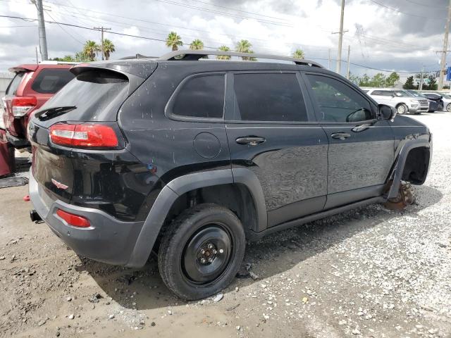 1C4PJMBB0JD500672 - 2018 JEEP CHEROKEE TRAILHAWK BLACK photo 3