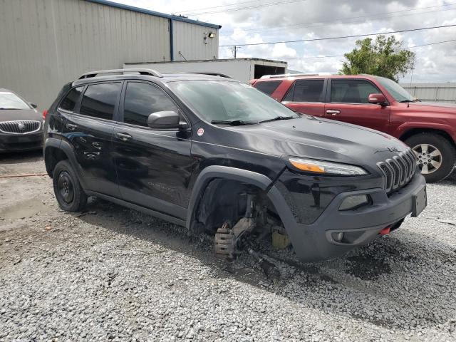 1C4PJMBB0JD500672 - 2018 JEEP CHEROKEE TRAILHAWK BLACK photo 4