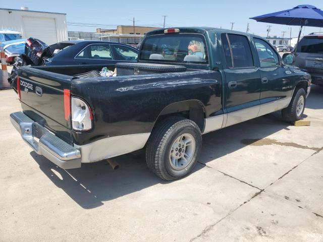 1B7GL2AN4YS745829 - 2000 DODGE DAKOTA QUAD GREEN photo 3