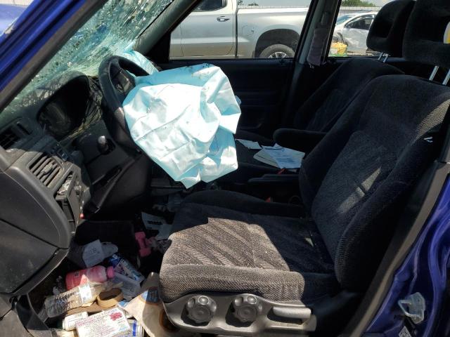 JHLRD18671C025619 - 2001 HONDA CR-V EX Bleu photo 7