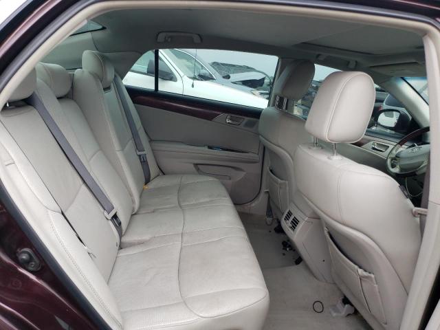 4T1BK3DB8BU377392 - 2011 TOYOTA AVALON BASE Bordo foto 10