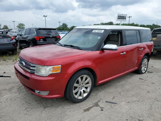 2FMHK6DC4ABA54109 - 2010 FORD FLEX LIMITED RED photo 1