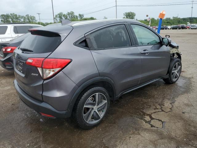 3CZRU6H5XNM741706 - 2022 HONDA HR-V EX GRAY photo 3