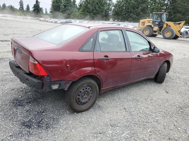 1FAHP34N87W242201 - 2007 FORD FOCUS ZX4 BURGUNDY photo 3