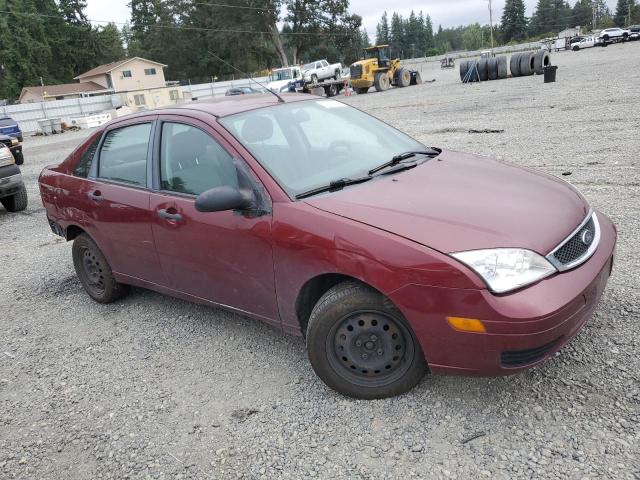 1FAHP34N87W242201 - 2007 FORD FOCUS ZX4 BURGUNDY photo 4