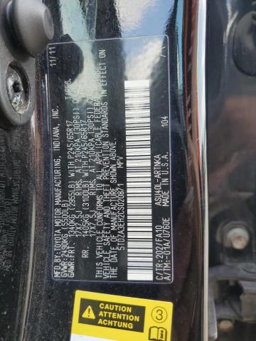 5TDZA3EH2CS020871 - 2012 TOYOTA HIGHLANDER BASE შავი ფოტო 13