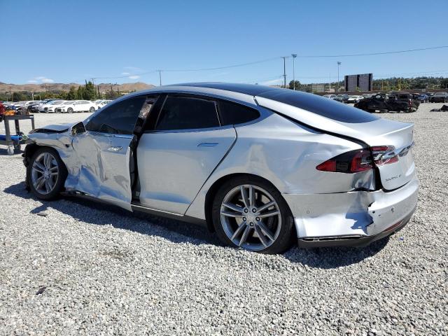 5YJSA1E23FF120083 - 2015 TESLA MODEL S Արծաթագույն լուսանկար 2