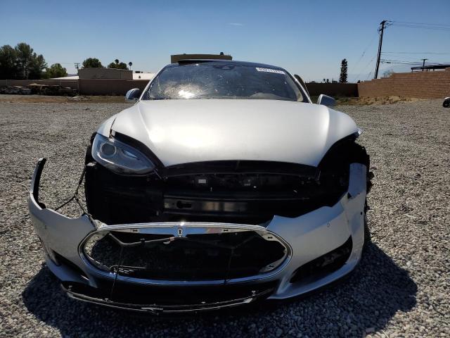 5YJSA1E23FF120083 - 2015 TESLA MODEL S Արծաթագույն լուսանկար 5