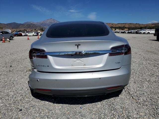 5YJSA1E23FF120083 - 2015 TESLA MODEL S Արծաթագույն լուսանկար 6