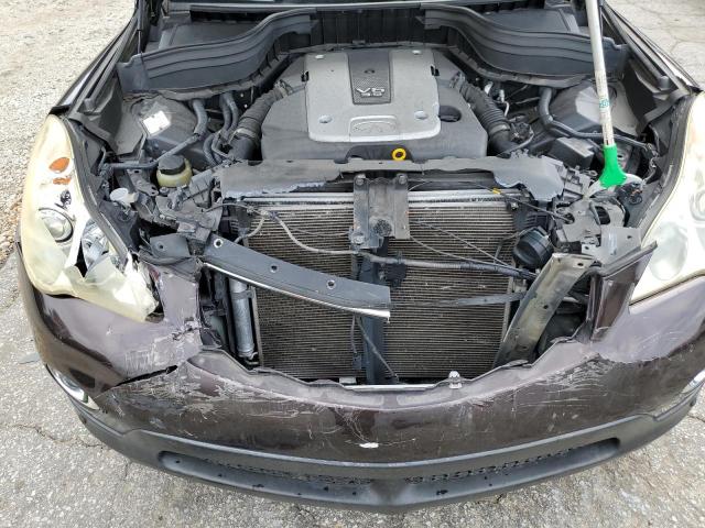 JN1AJ0HP0AM703064 - 2010 INFINITI EX35 BASE Բորդո լուսանկար 11