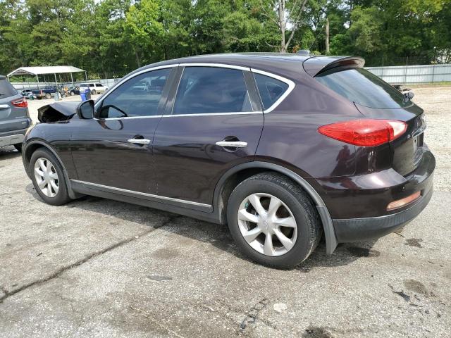 JN1AJ0HP0AM703064 - 2010 INFINITI EX35 BASE Բորդո լուսանկար 2