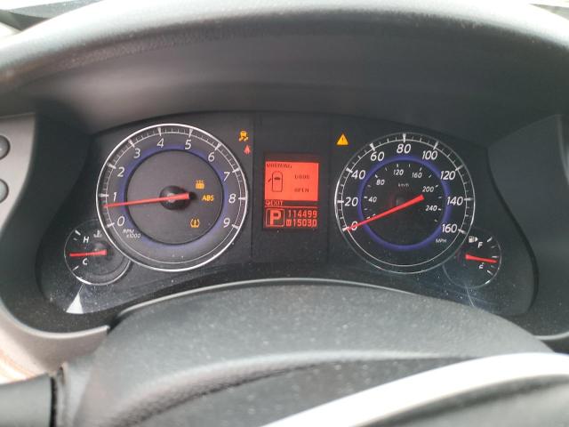 JN1AJ0HP0AM703064 - 2010 INFINITI EX35 BASE Բորդո լուսանկար 9