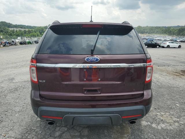 1FMHK7D82BGA49762 - 2011 FORD EXPLORER XLT BURGUNDY photo 6