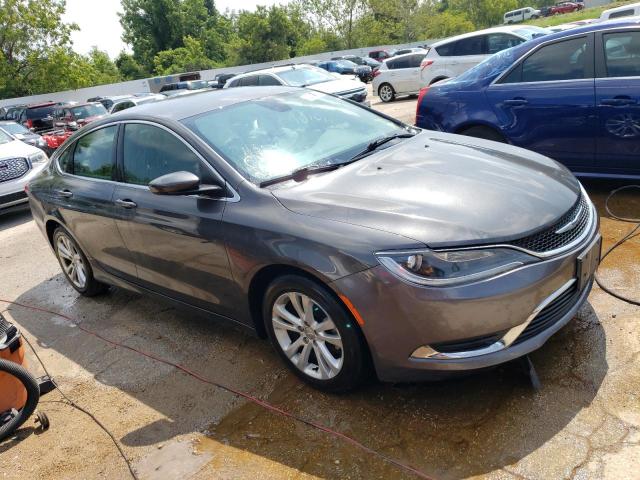 1C3CCCAB6FN590775 - 2015 CHRYSLER 200 LIMITED GRAY photo 4