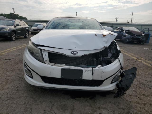 5XXGN4A7XFG456419 - 2015 KIA OPTIMA EX WHITE photo 5