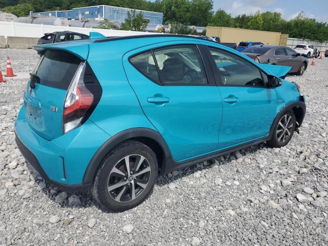 JTDKDTB31J1619384 - 2018 TOYOTA PRIUS C TURQUOISE photo 3