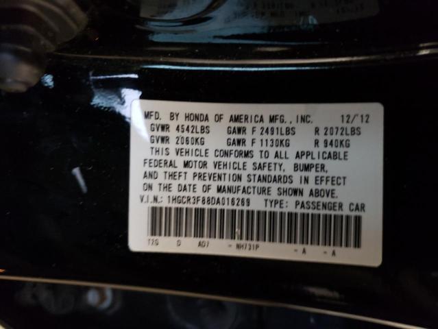 1HGCR3F88DA016269 - 2013 HONDA ACCORD EXL BLACK photo 13