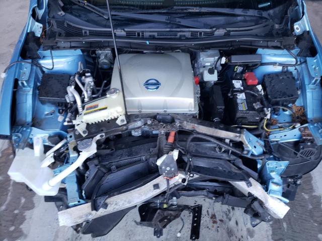 1N4AZ0CP1FC305152 - 2015 NISSAN LEAF S BLUE photo 11