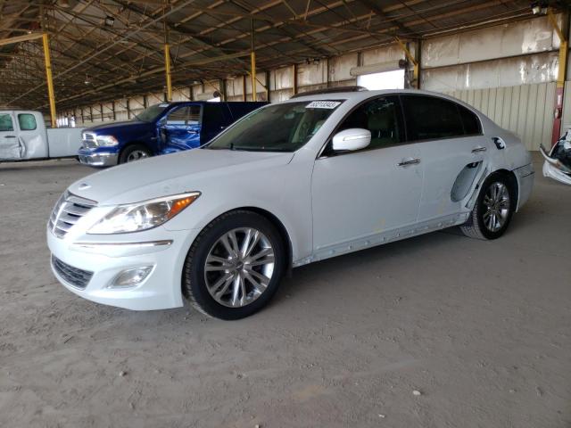 KMHGC4DD1DU234104 - 2013 HYUNDAI GENESIS 3.8L WHITE photo 1