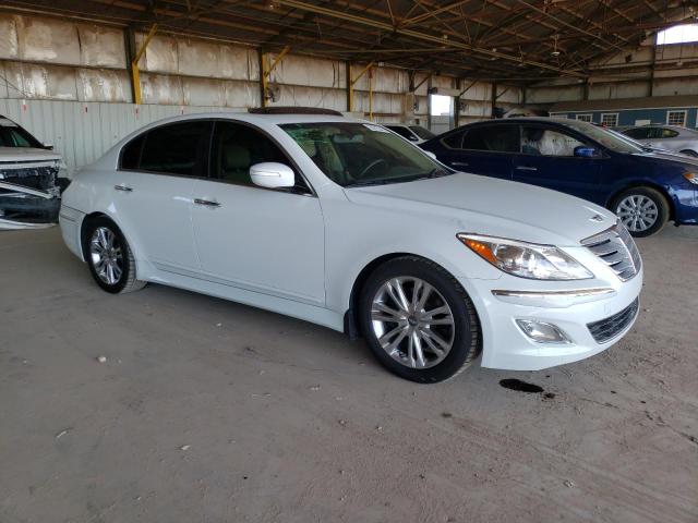 KMHGC4DD1DU234104 - 2013 HYUNDAI GENESIS 3.8L WHITE photo 4