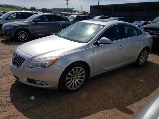 W04GP5EC2B1012376 - 2011 BUICK REGAL CXL SILVER photo 1