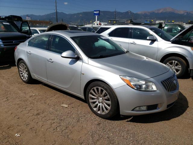 W04GP5EC2B1012376 - 2011 BUICK REGAL CXL SILVER photo 4