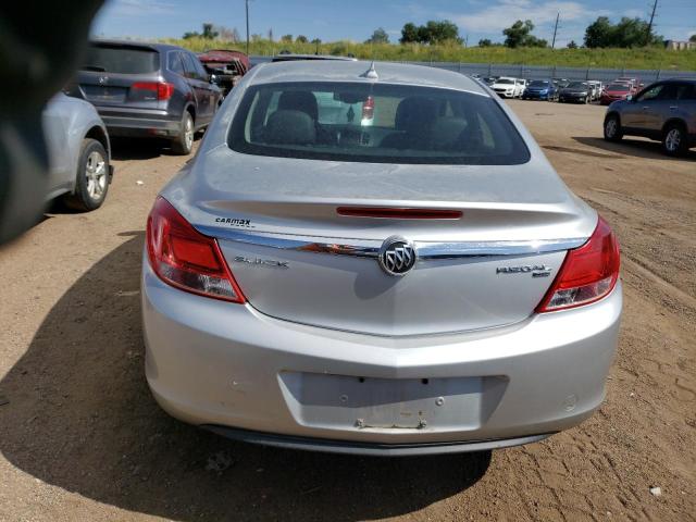 W04GP5EC2B1012376 - 2011 BUICK REGAL CXL SILVER photo 6