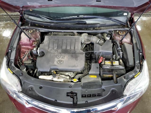4T1BK1EB3DU024693 - 2013 TOYOTA AVALON BASE 勃艮第红 照片 11