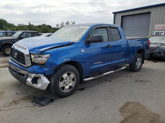 5TBBT54148S461543 - 2008 TOYOTA TUNDRA DOUBLE CAB BLUE photo 1